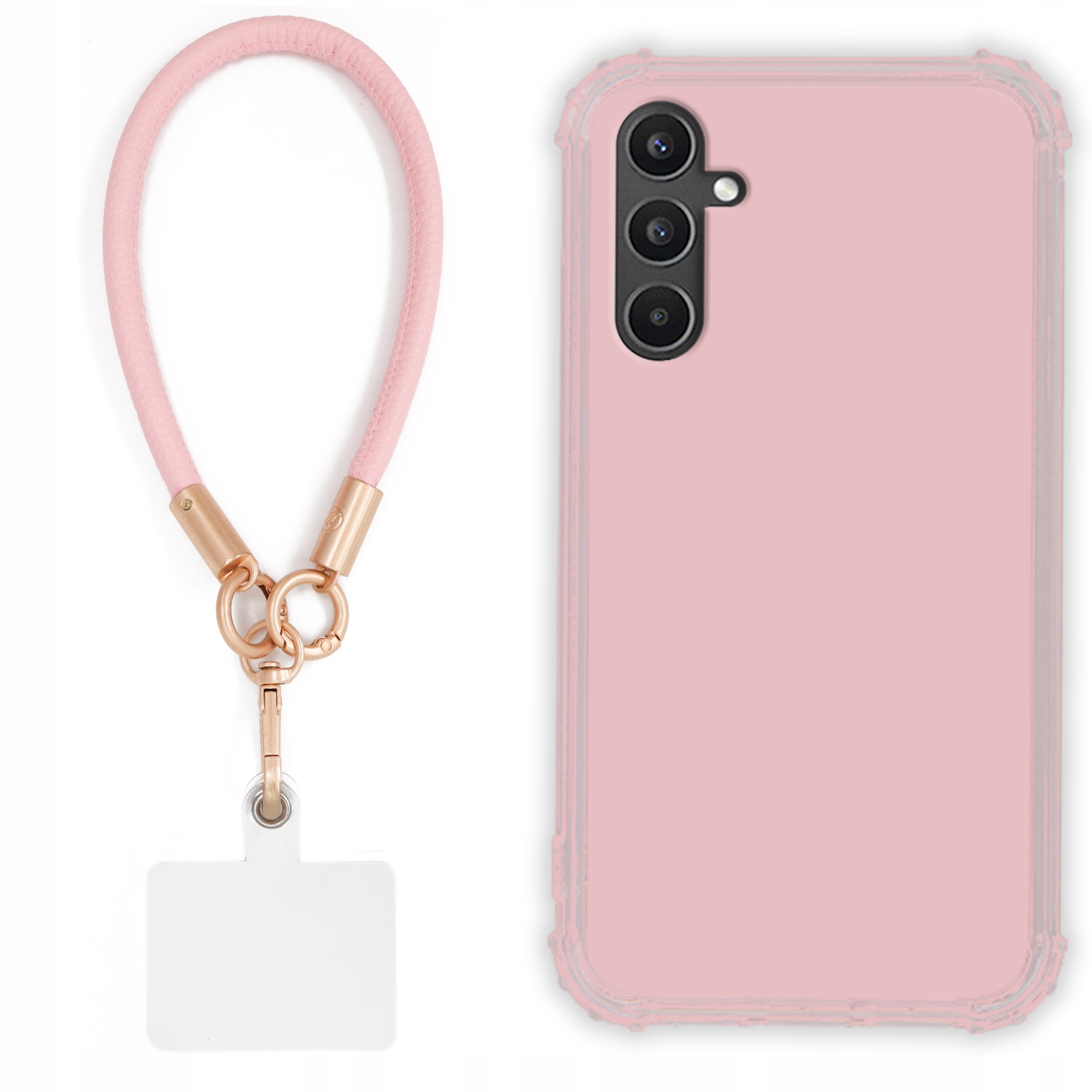 Puzdro Pre Samsung A34 5G Antishock Pinky Ružové Vodítko Sada Odolné