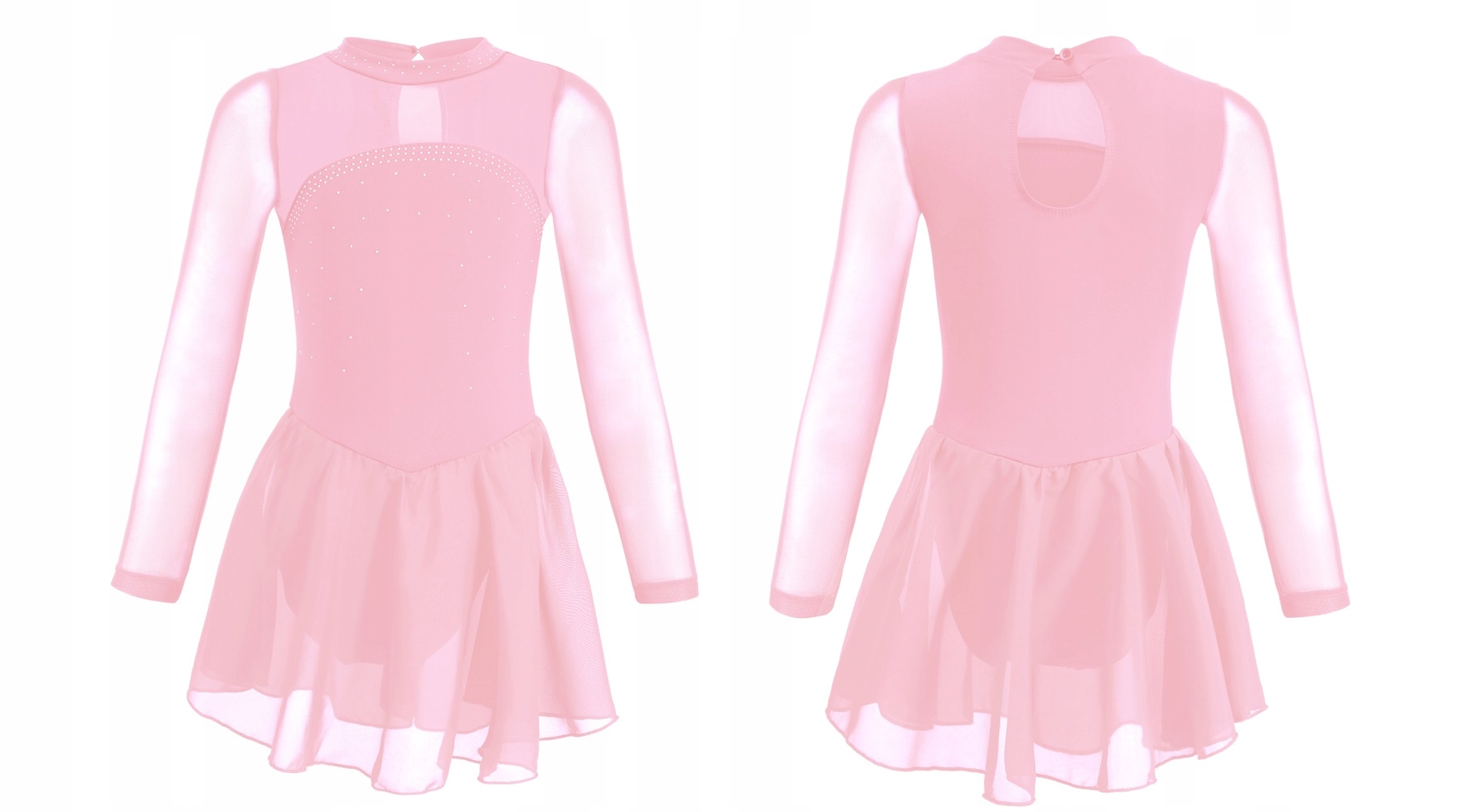 Růžové Baletní Body S Tylovou Sukní, Taneční Oblečení Pro Balet, Velikost 120