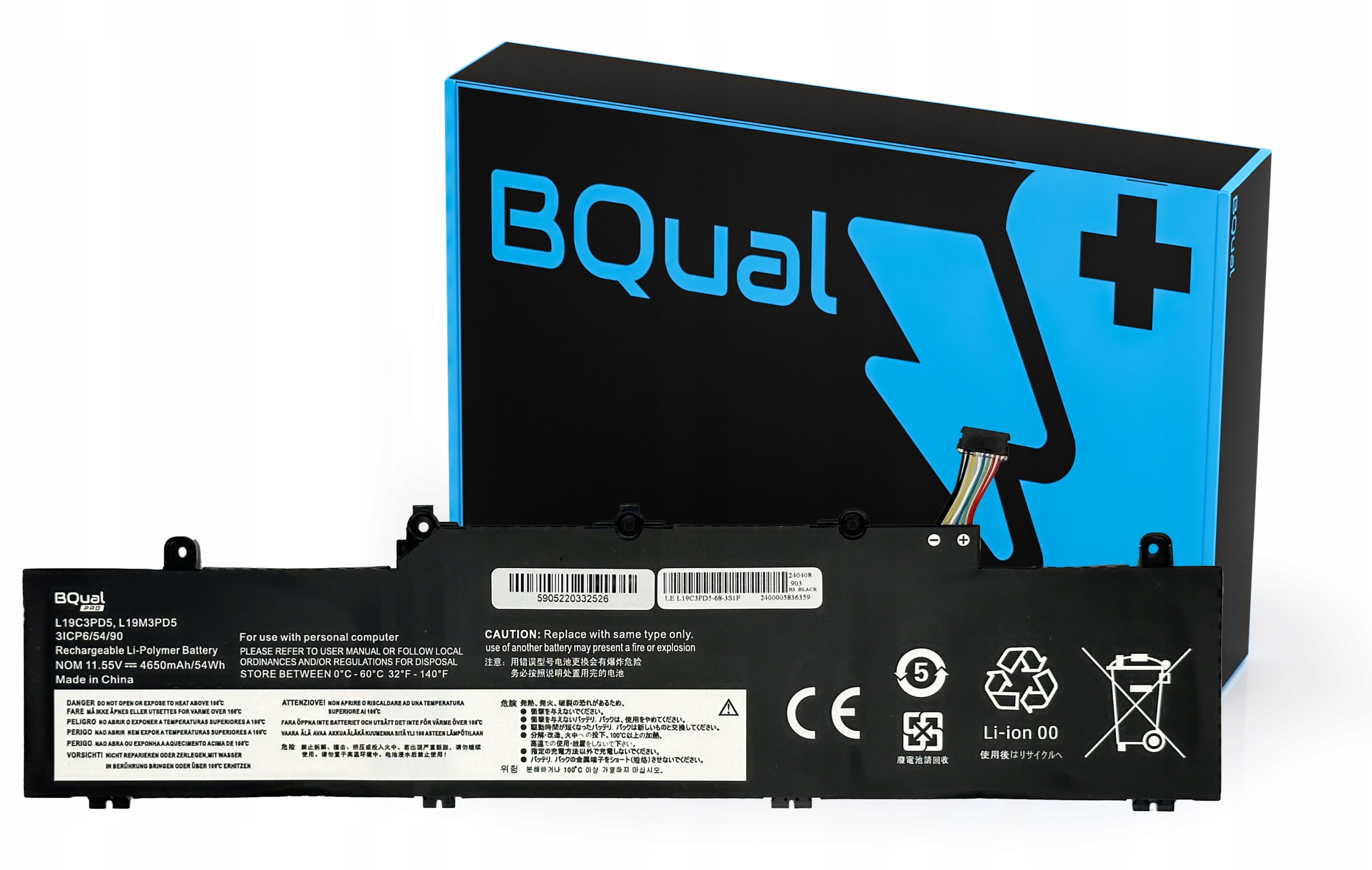 L19M3PD5 Bateria do Lenovo ThinkPad E14 E15 Gen 2 Gen 3 L19C3PD5 20T6