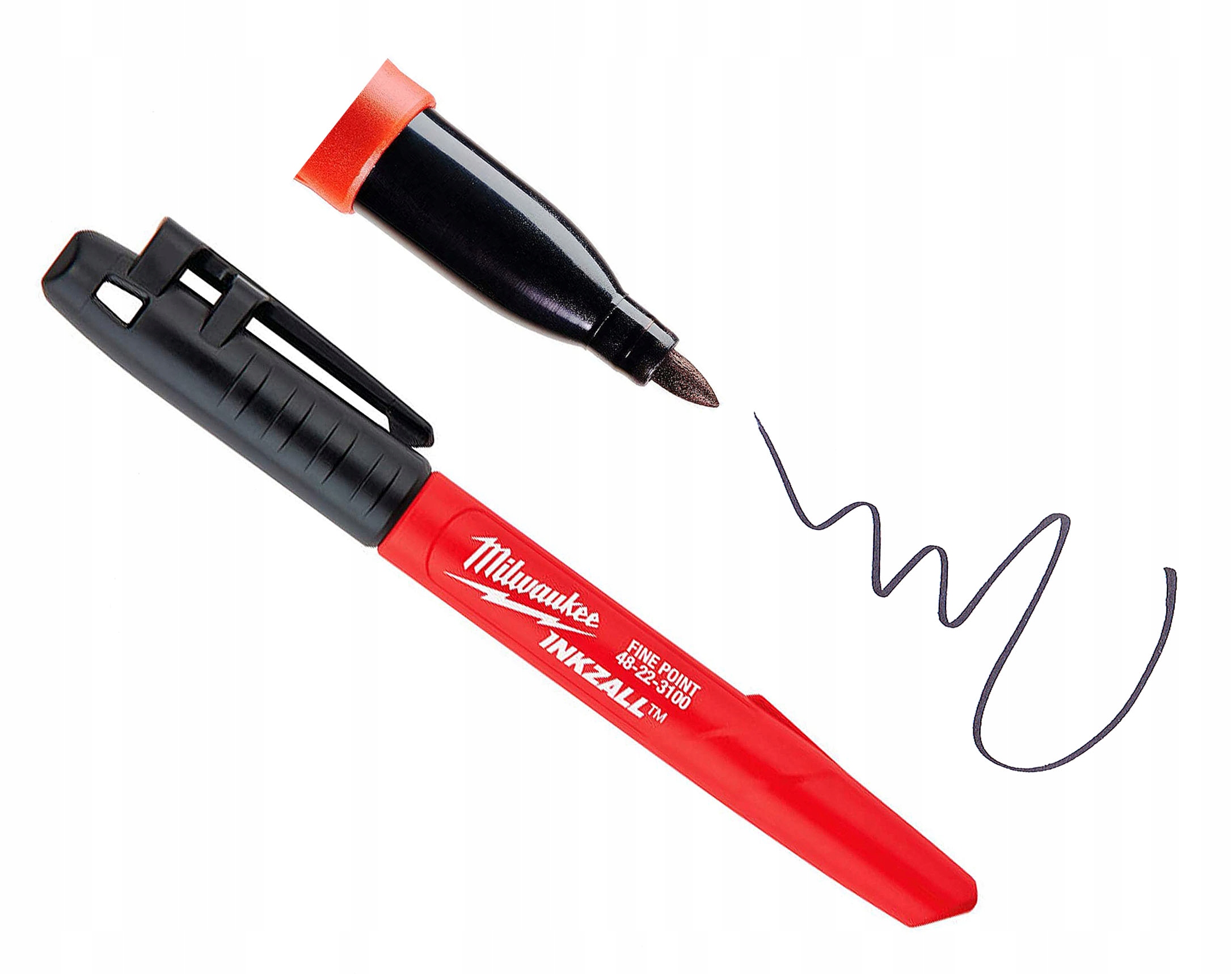 

Pisak Czarny Marker Budowlany Milwaukee Inkzall
