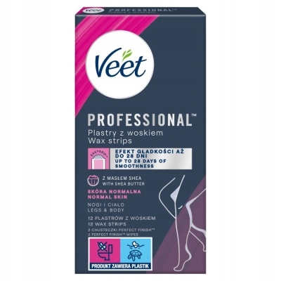 

Veet plastry Wosk depilacja Skóra Normalna 12 szt.