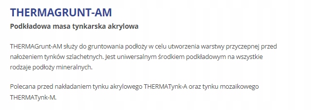 Grunt Arsanit 10 l Kod producenta THERMAGrunt-AM