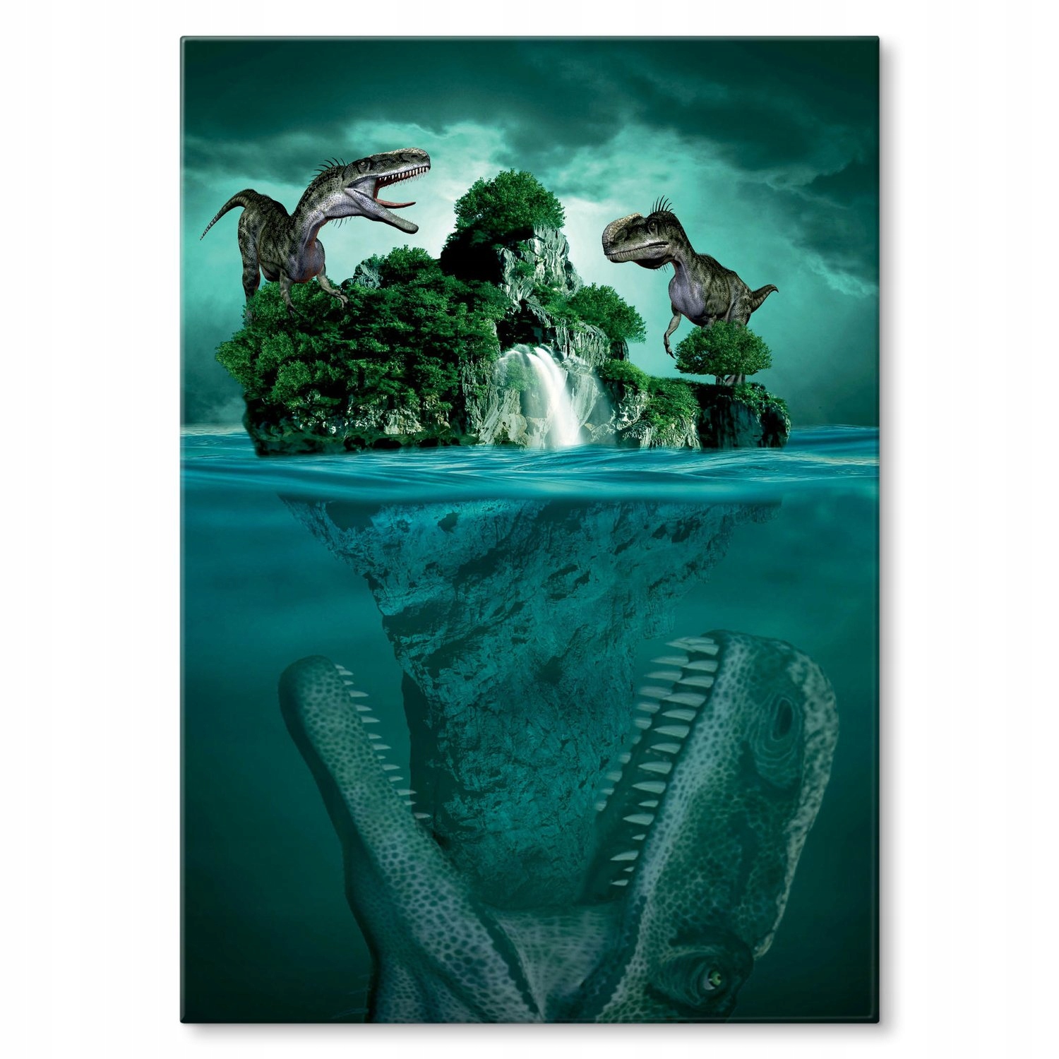 

Plakat metalowy Wyspa dinozaurów M