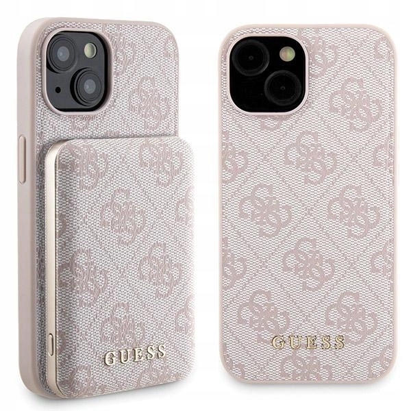 Guess Powerbank Pre Magsafe 5000MAH S Hardcase Pre Iphone 15 S Kovovým Logom