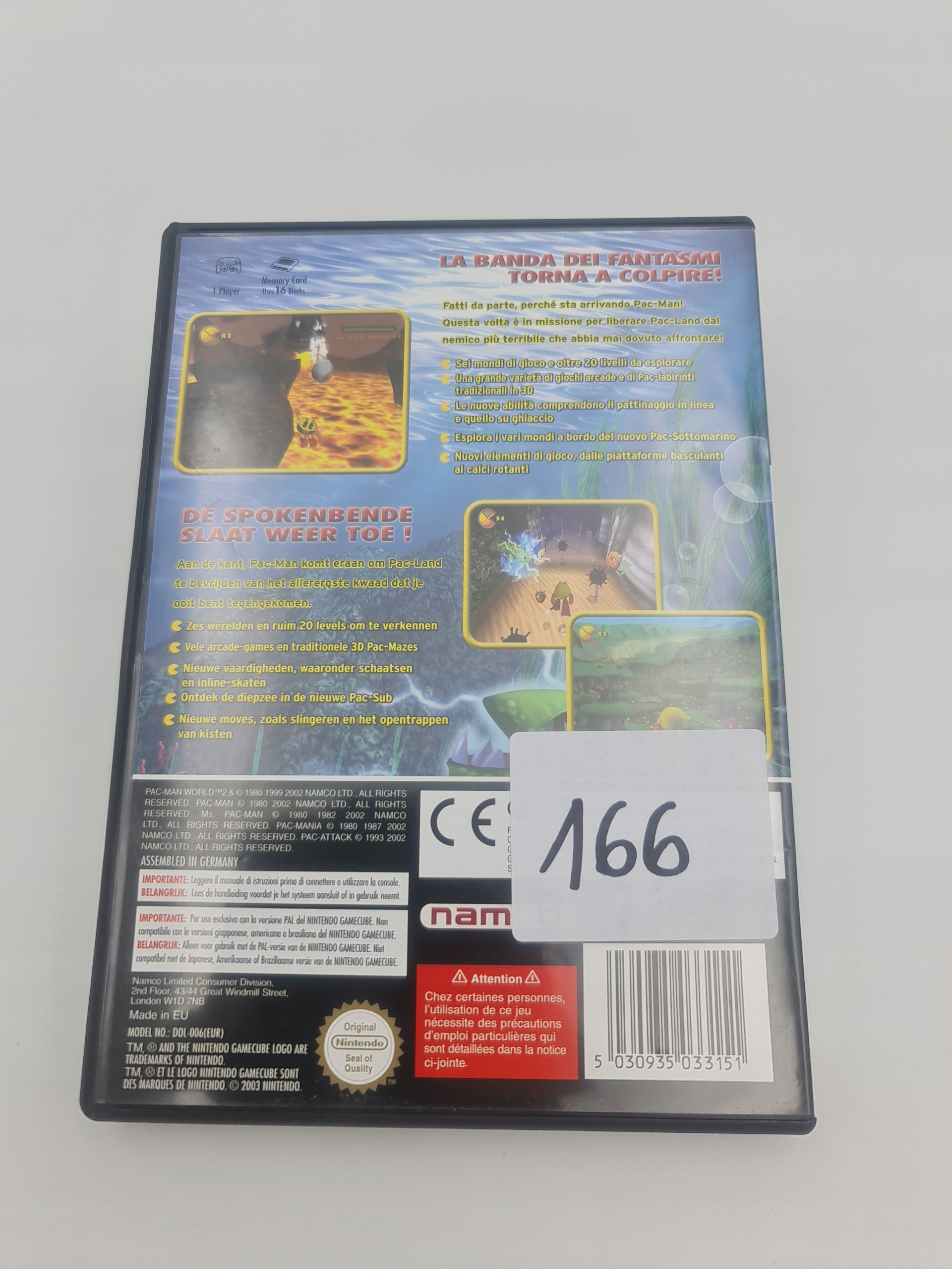 NINTENDO GAMECUBE PAC MAN WORLD 2 Platforma Nintendo GameCube