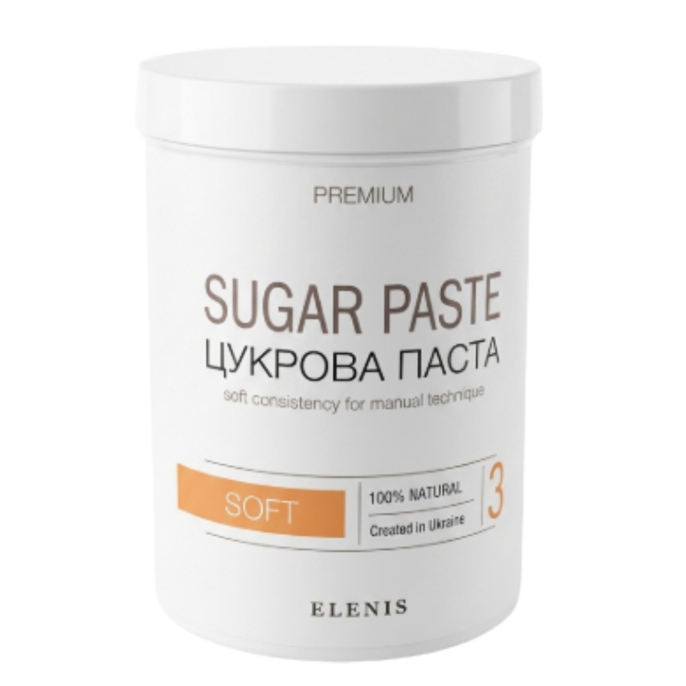 Elenis Pasta cukrowa do depilacji Soft (miękka) Premium 1400 g