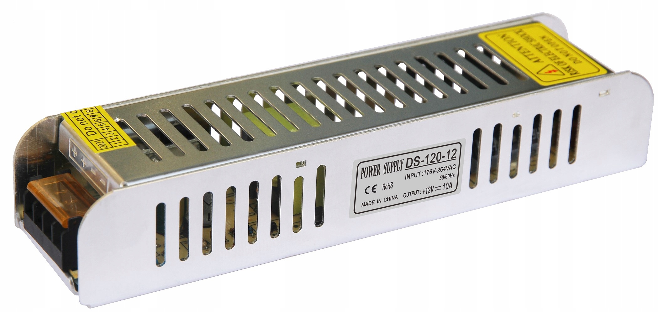 

Zasilacz Led montażowy 120W 12V 10A IP20 1410