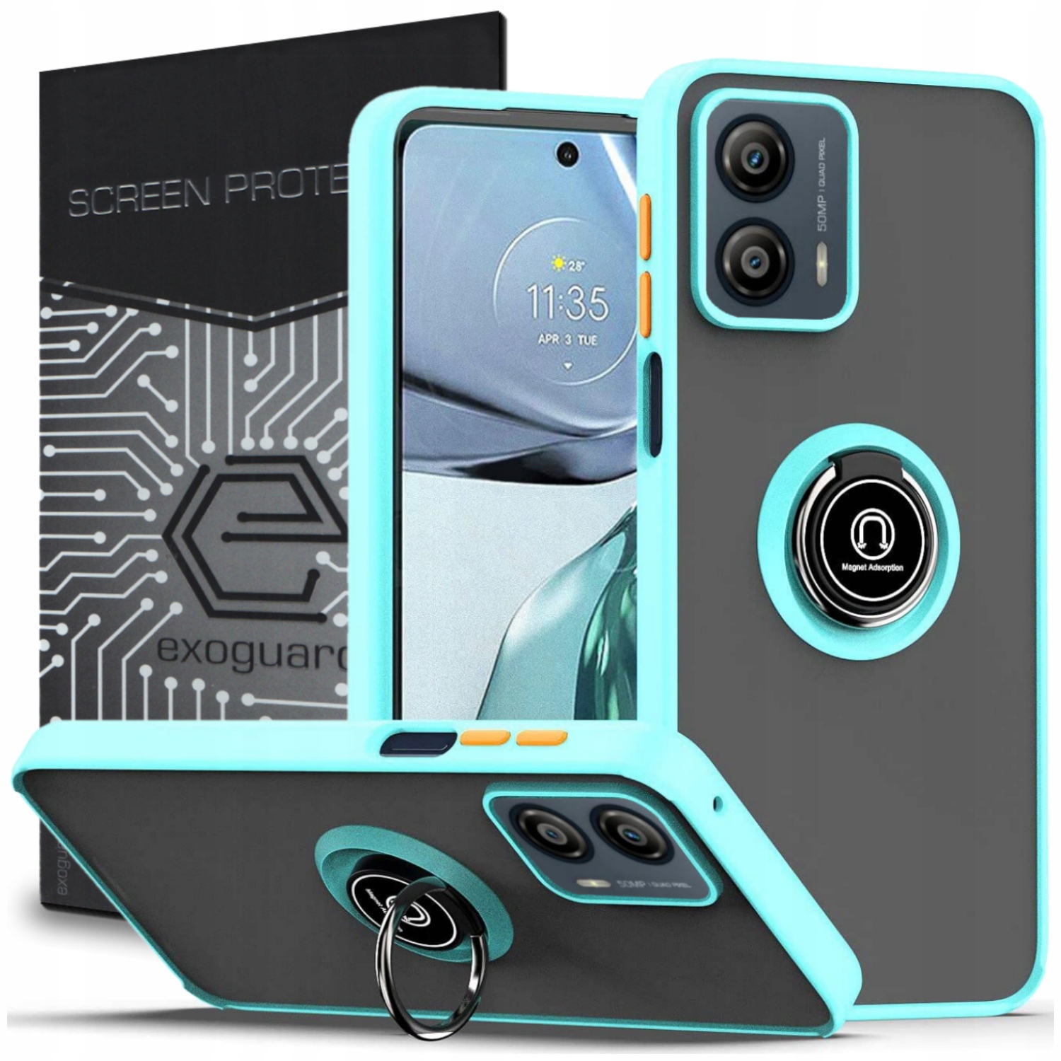 

Etui Pancerne+szkło do Motorola Moto G13 G23 G53