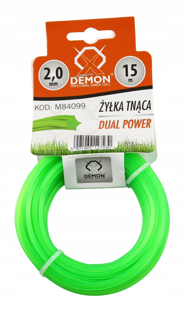 

Żyłka 2.0mm 15m gwiazdka do kos elektrycznych kosy