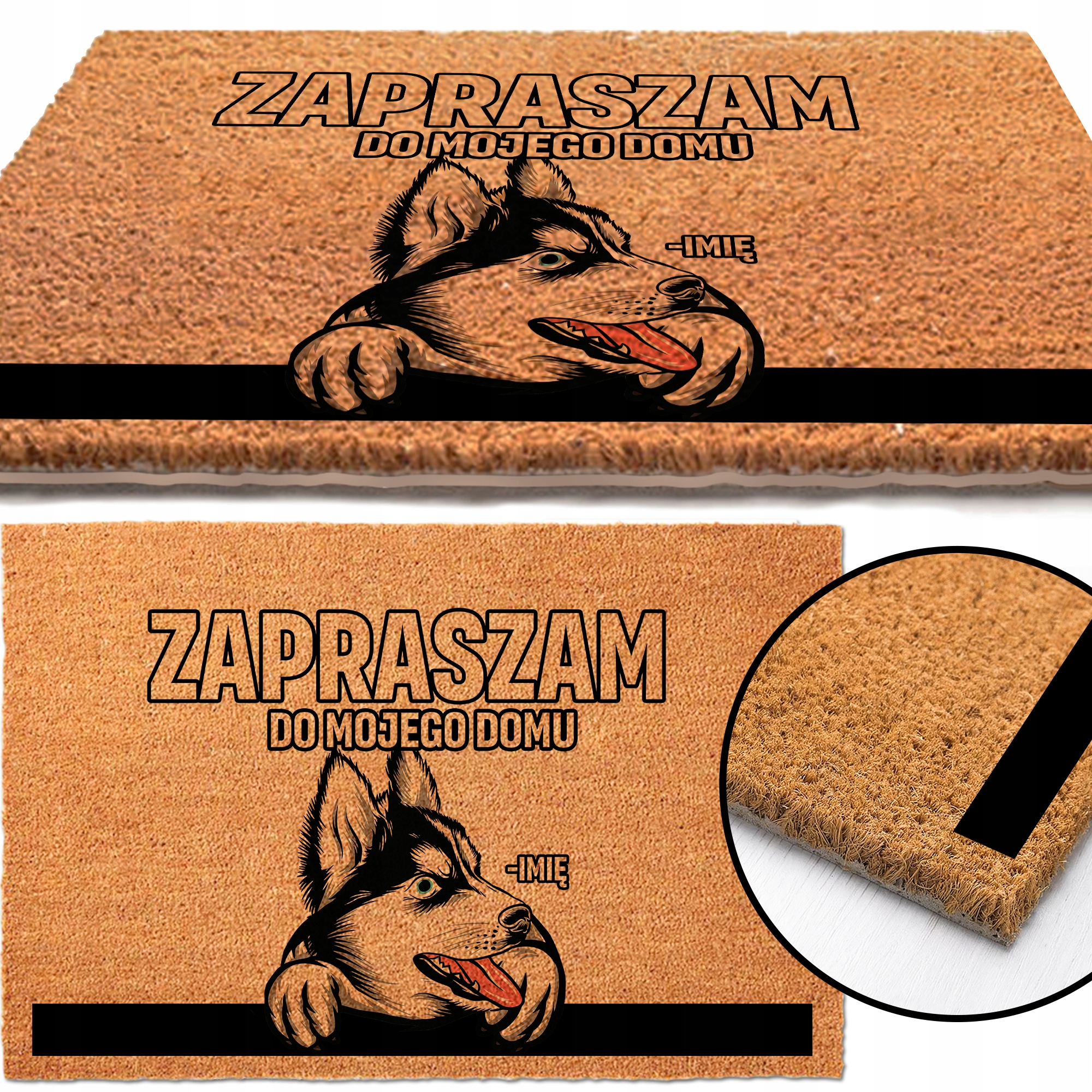 

Wycieraczka Kokosowa 40x60 Zapraszam Do Domu Imię