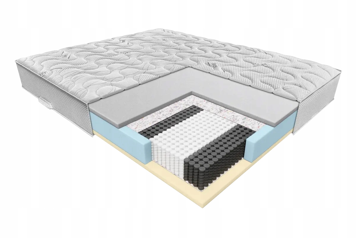 Matrace Janpol Niobe 90x200 Silver Care 3D Spring