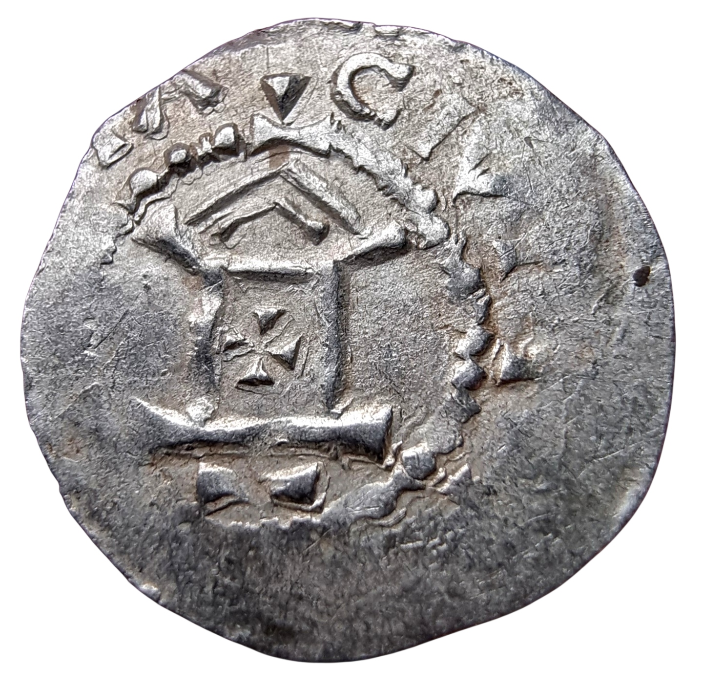 NumisMATI D3457 Denar z kapliczką Otto 973-983, srebro