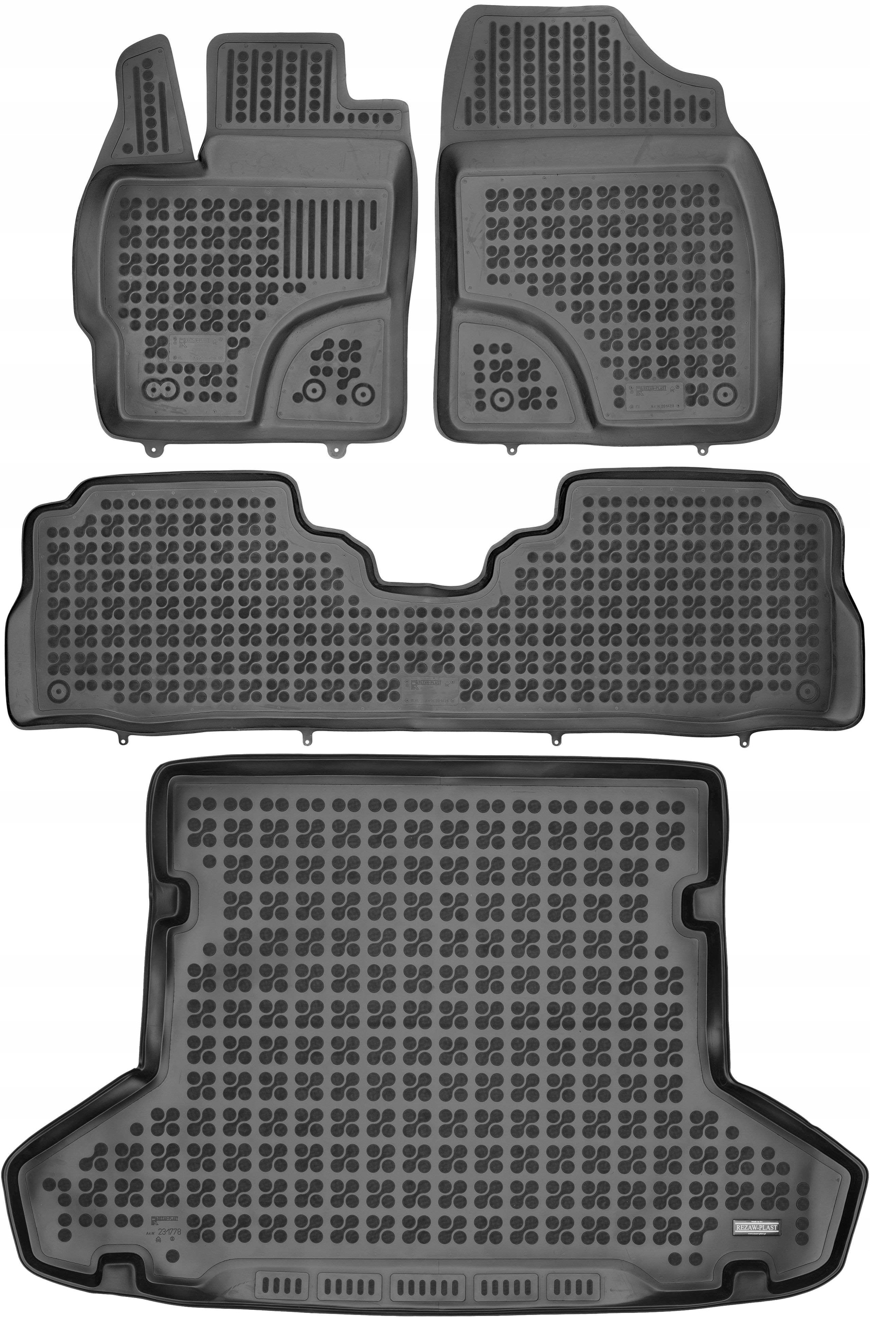 

Toyota Prius Fl 2015- Korytka gumowe mata