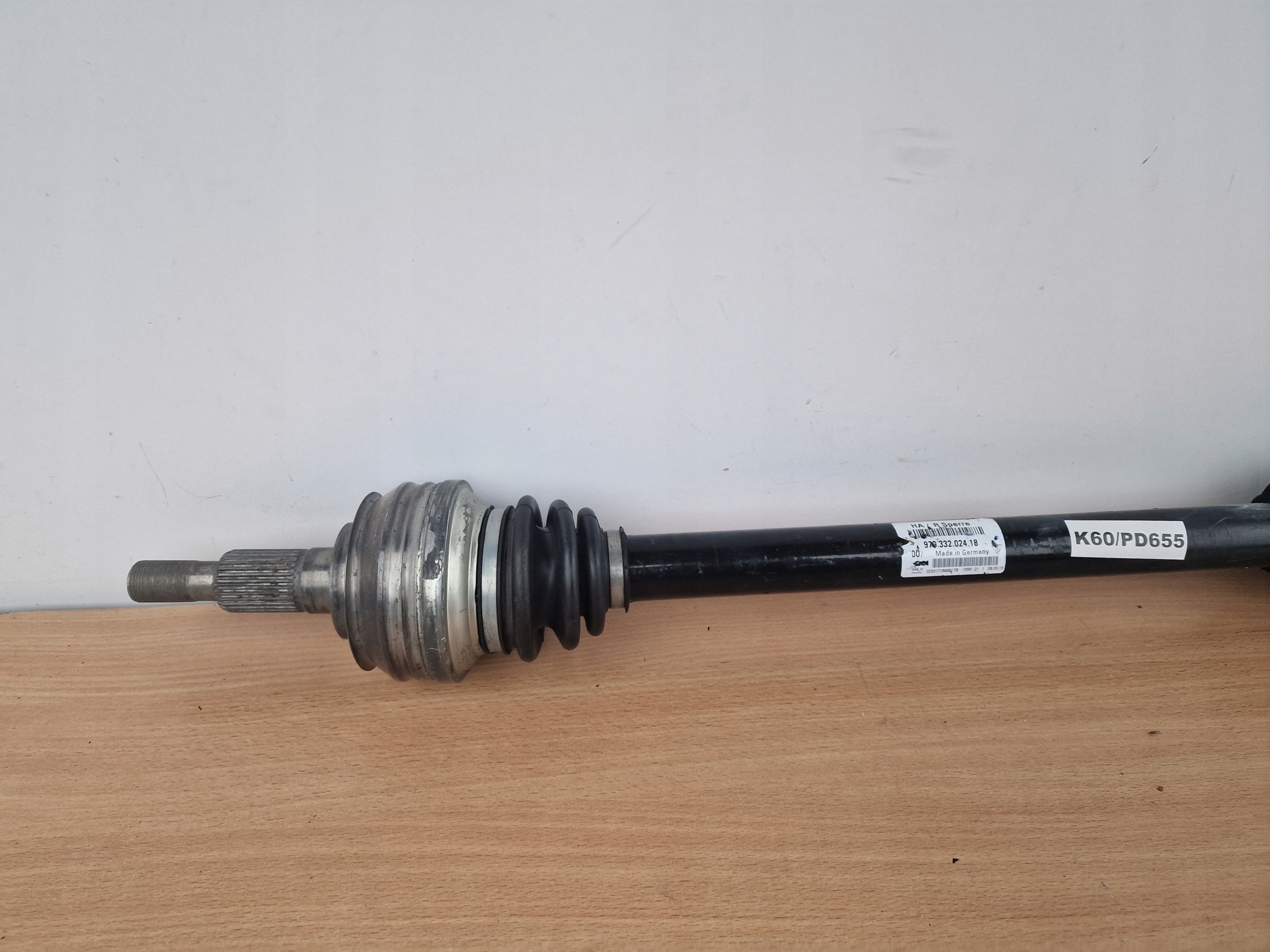 PORSCHE PANAMERA 970 semi-axis right rear part new ORGINAL