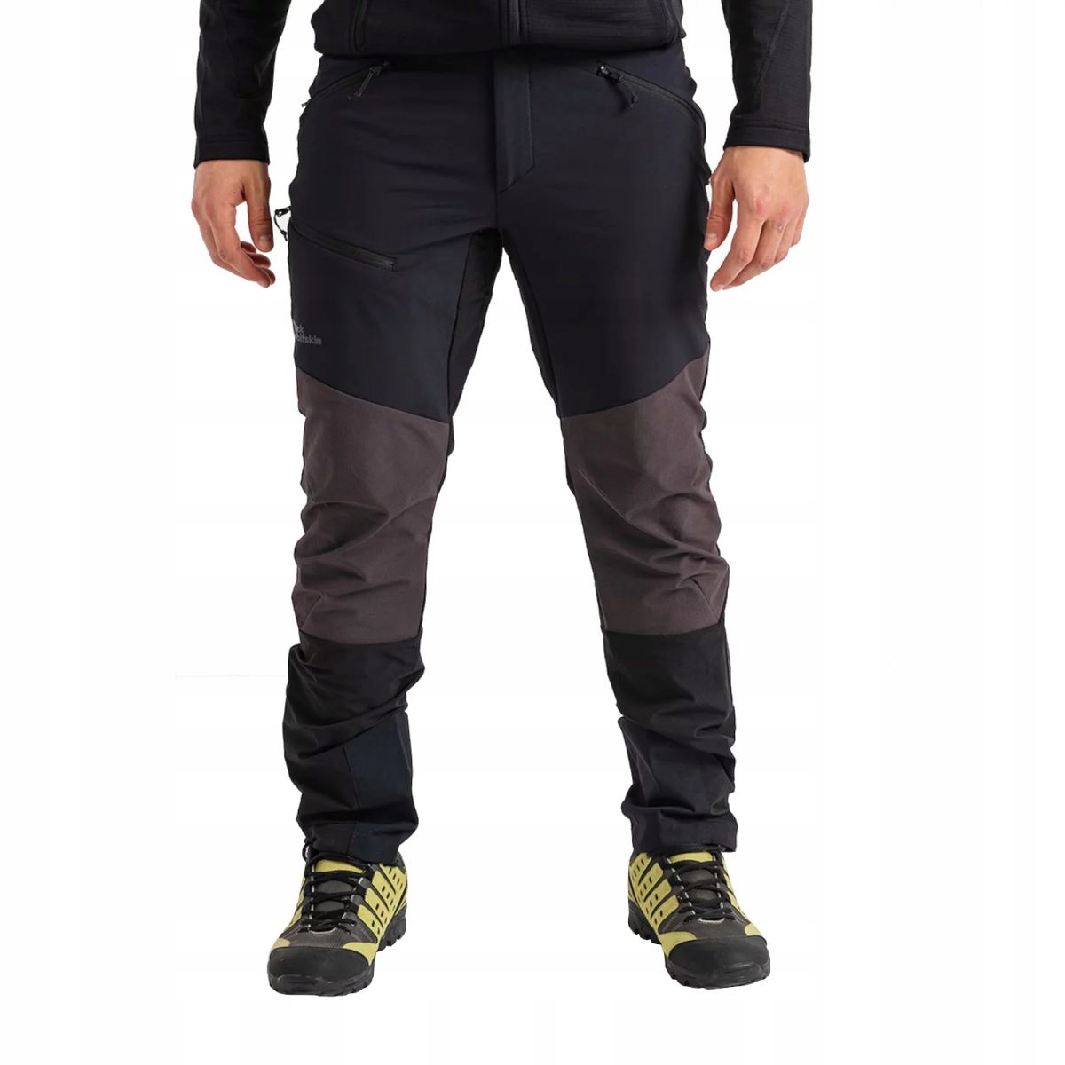 Jack Wolfskin Salmaster Pants technické kalhoty černé pánské vel. 46