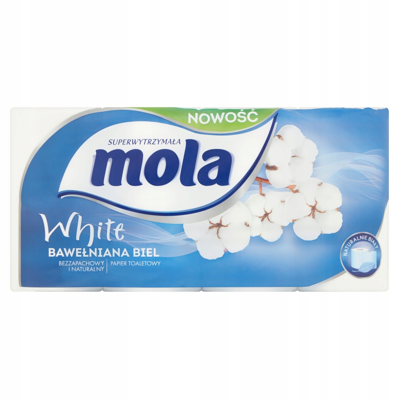 

Papier toaletowy bezzapachowy Mola 8 szt.