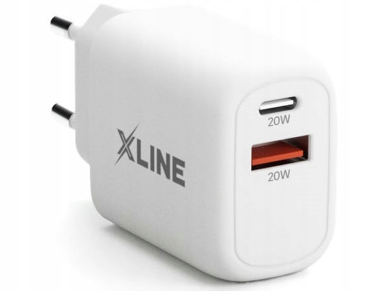 Ładowarka sieciowa X-line WC620W 20W+18W Biały