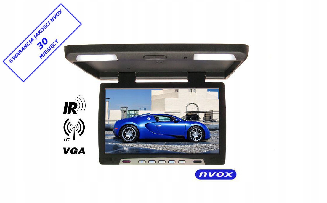 NVOX Monitor podsufitowy LCD LED 17'' IR FM VGA Kod producenta RF1790IR