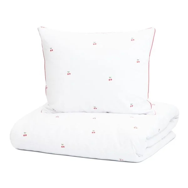 Bavlněné Povlečení sada povlečení s potiskem třešní 220x200cm Homla