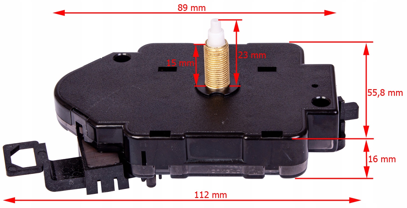 MECHANIZM KWARCOWY DO ZEGARA Z WAHADŁEM WERK 15