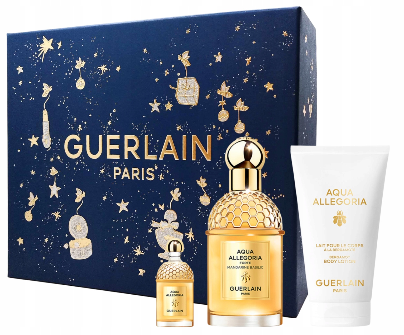 Guerlain Aqua Allegoria Forte Mandarine Basilic 75ml 7,5ml+ balsam Zestaw
