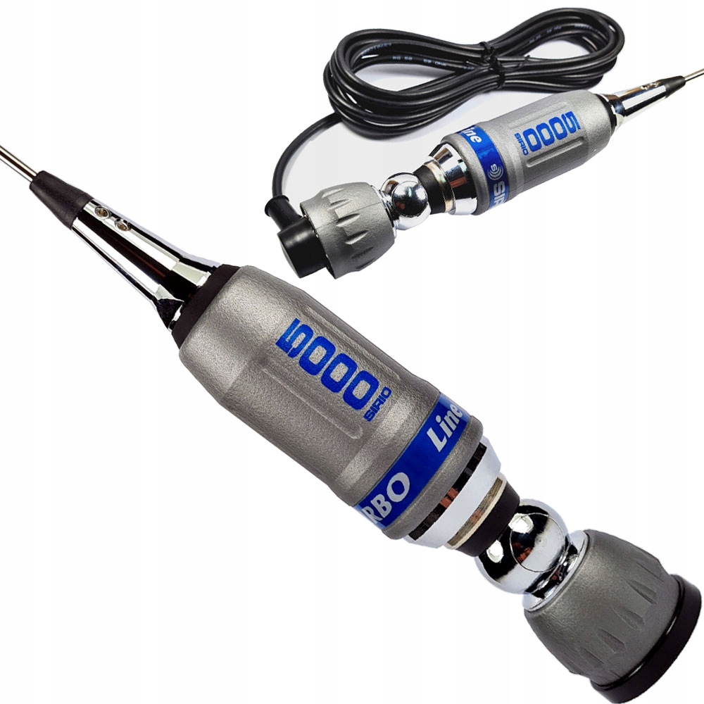 Anténa Cb Sirio Turbo 5000 s kabelem 196 cm dlouhá, robustní a účinná