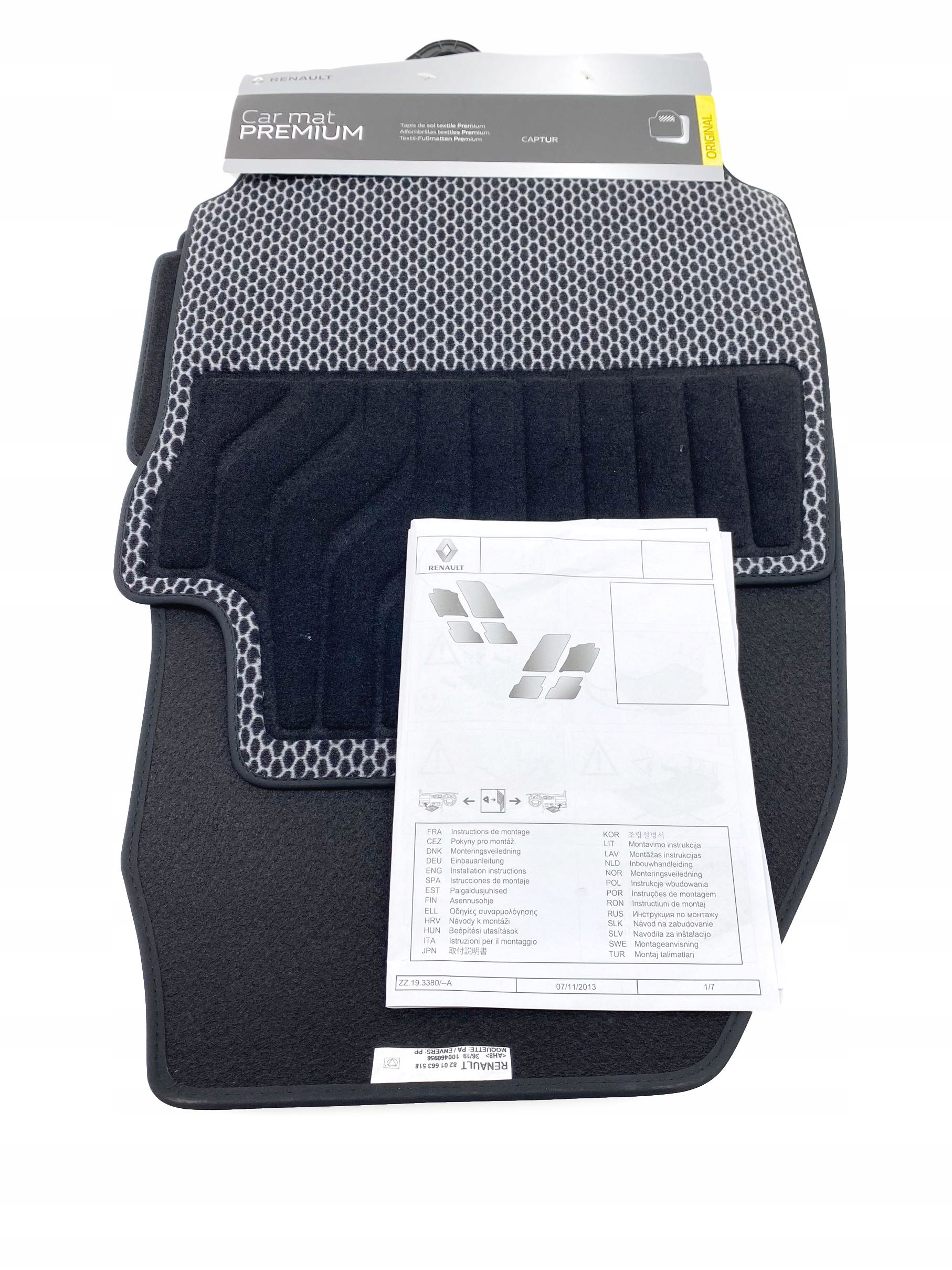 Nowe Dywaniki Captur Renault Premium OE oryginal Additional Information unscented