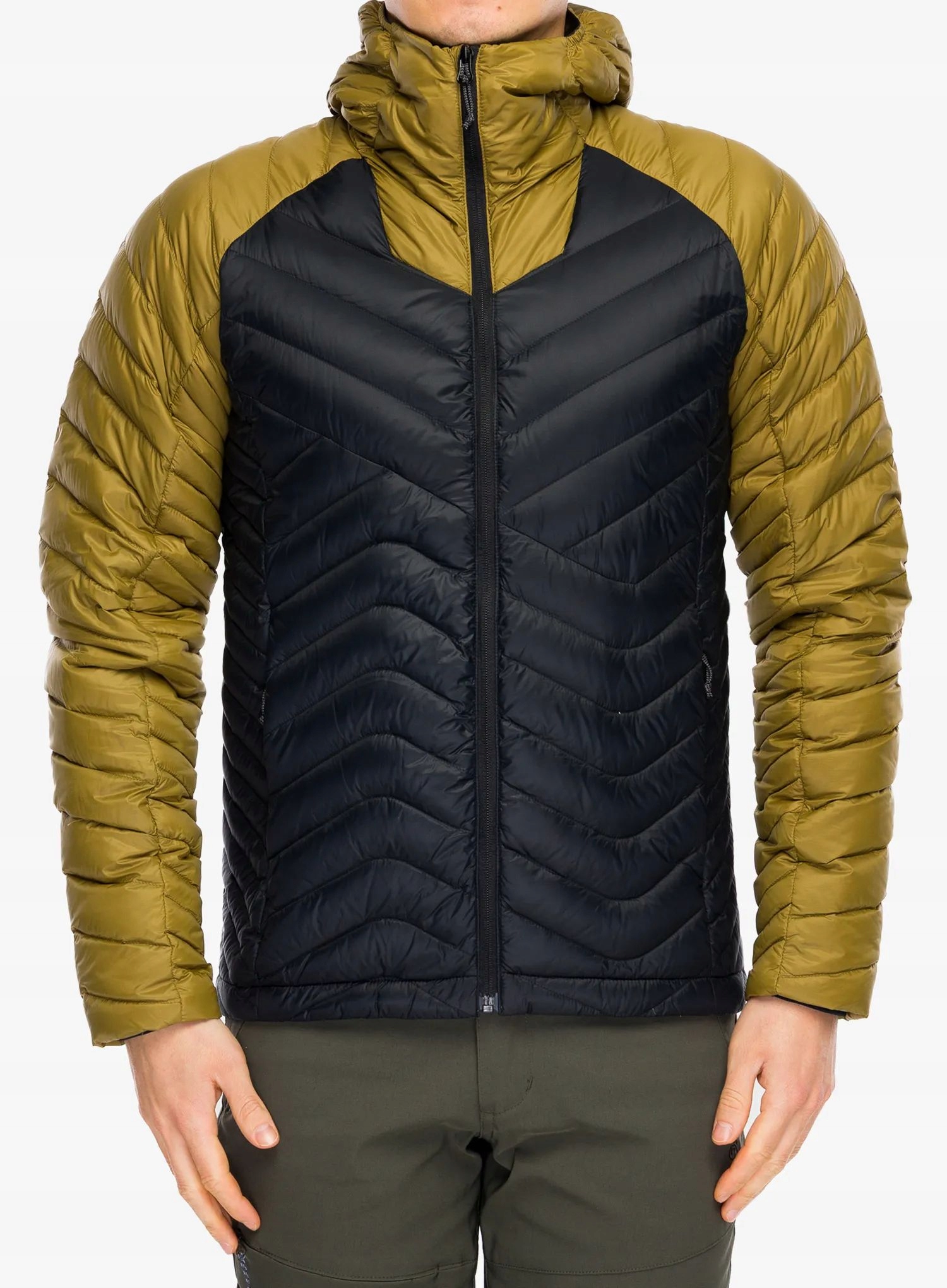 Péřová bunda Turbat Petros Trek moonless night/plantation olv L