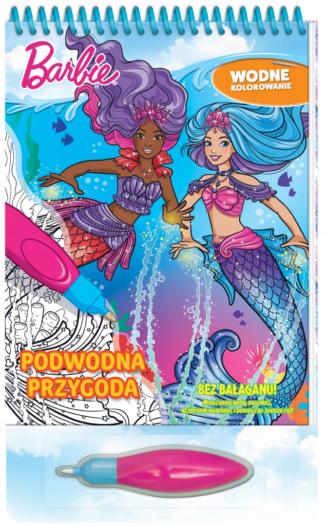 

Barbie Wodne Kolorowanie Wodna Kolorowanka Pisak
