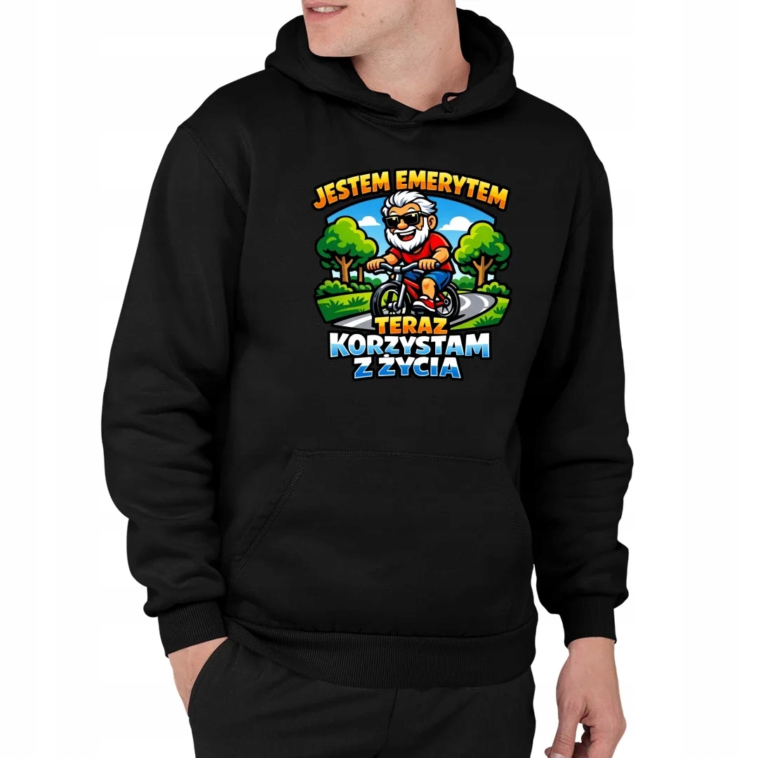 Jsem důchodce – nyní využívám života Pánská Mikina Dárek Pro Důchodce