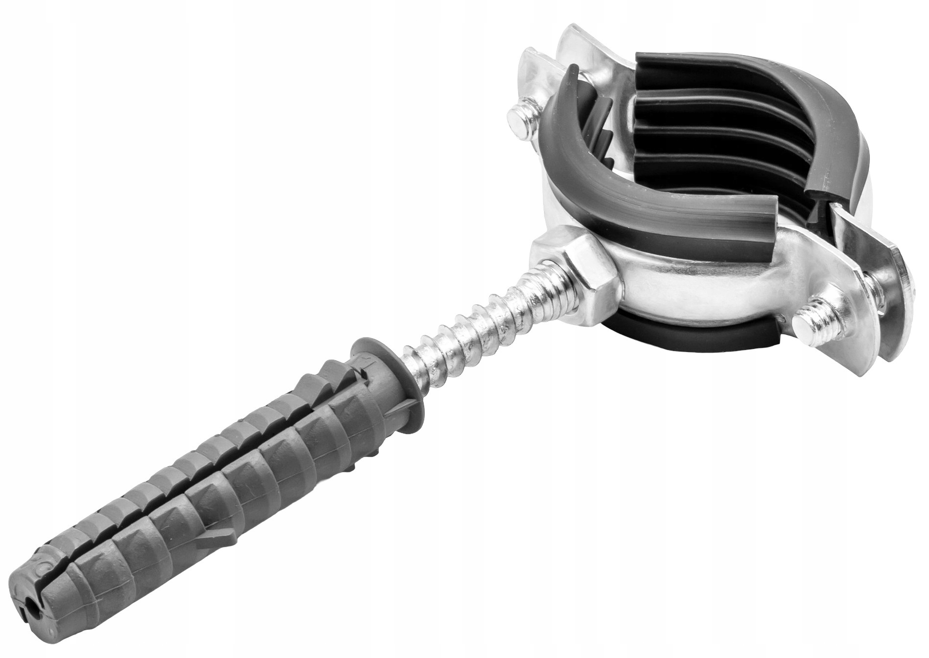 OBEJMA METALOWA STALOWA UCHWYT Z GUMĄ DO RUR 5/4" 40-45mm Kod producenta STALOWA OBEJMA Z GUMĄ 5/4 UCHWYT DO RUR