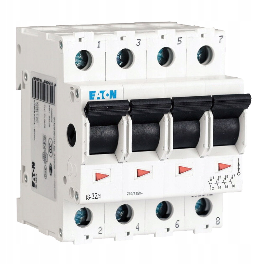 

Eaton Rozłącznik Izolacyjny Modułowy 4P 32A 276269