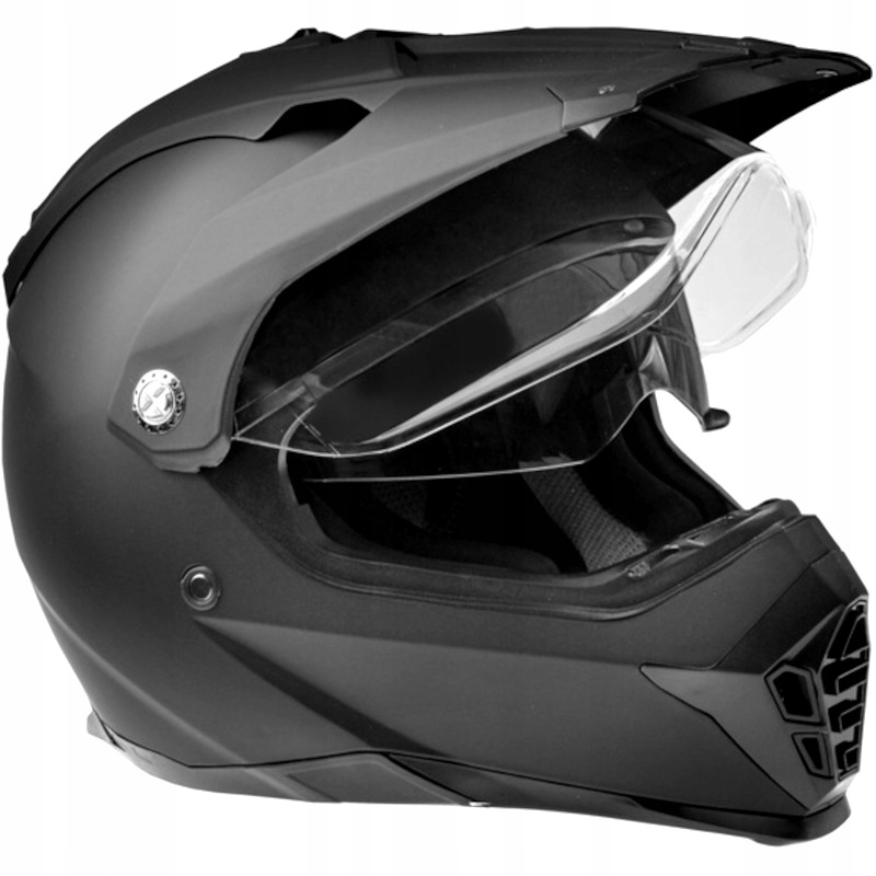 

Kask Cross Enduro Blenda Szyba WL-901 Black Mat M