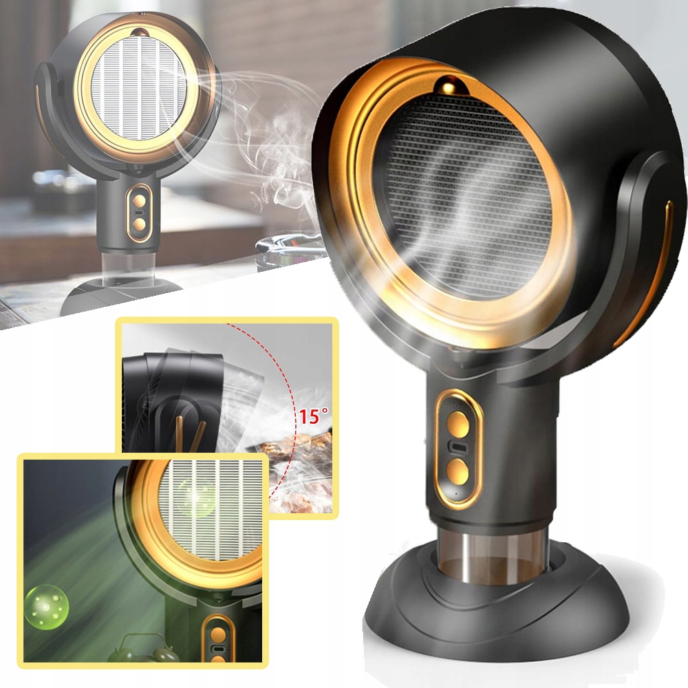Przenośny Okap Biurkowy, Kompaktowy Kuchenny Wentylator Wyciągowy Do Grilla