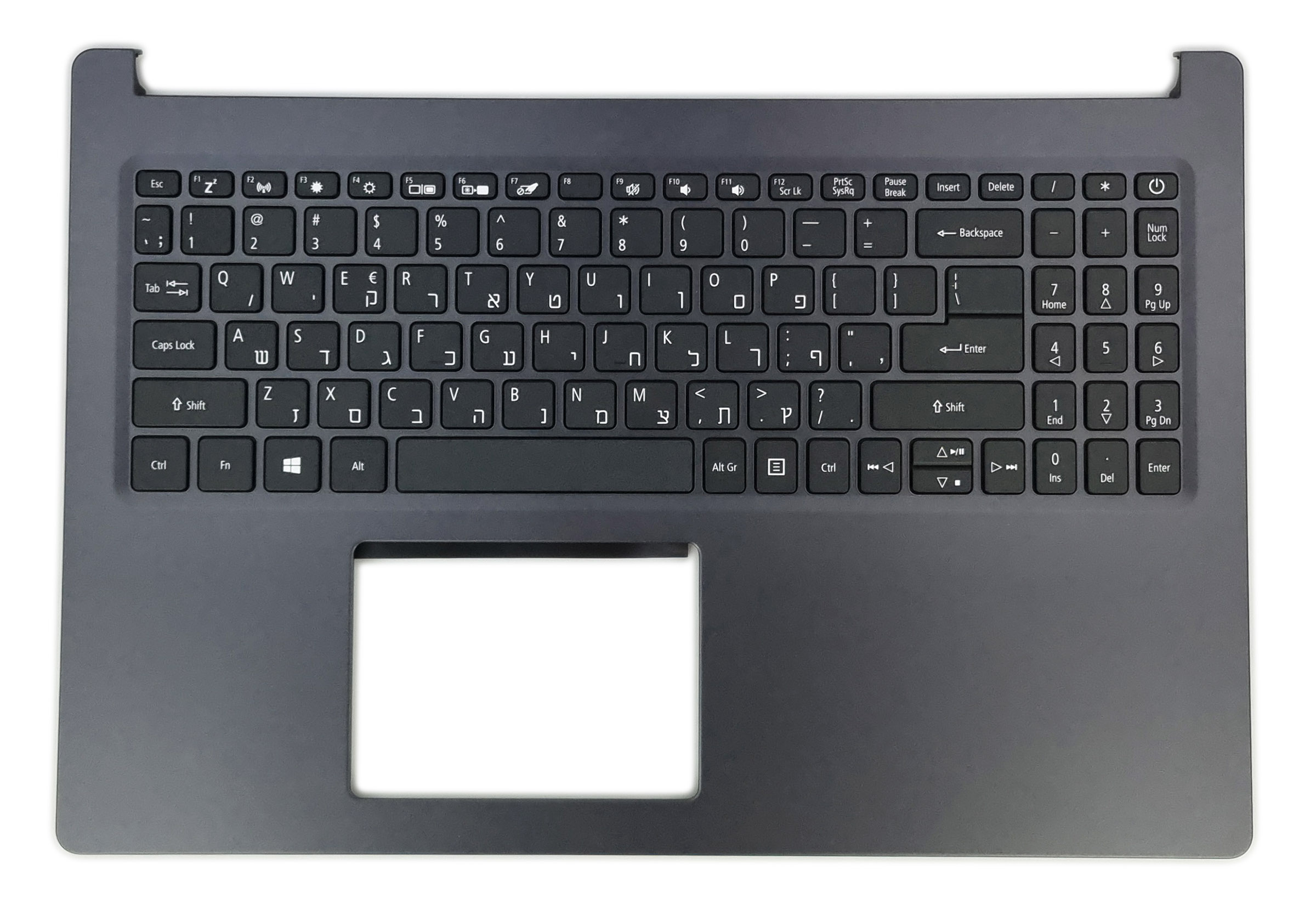 Nové Pouzdro Klávesnice Acer Aspire A315-22 Extensa 215-21 215-31 Hebrejská