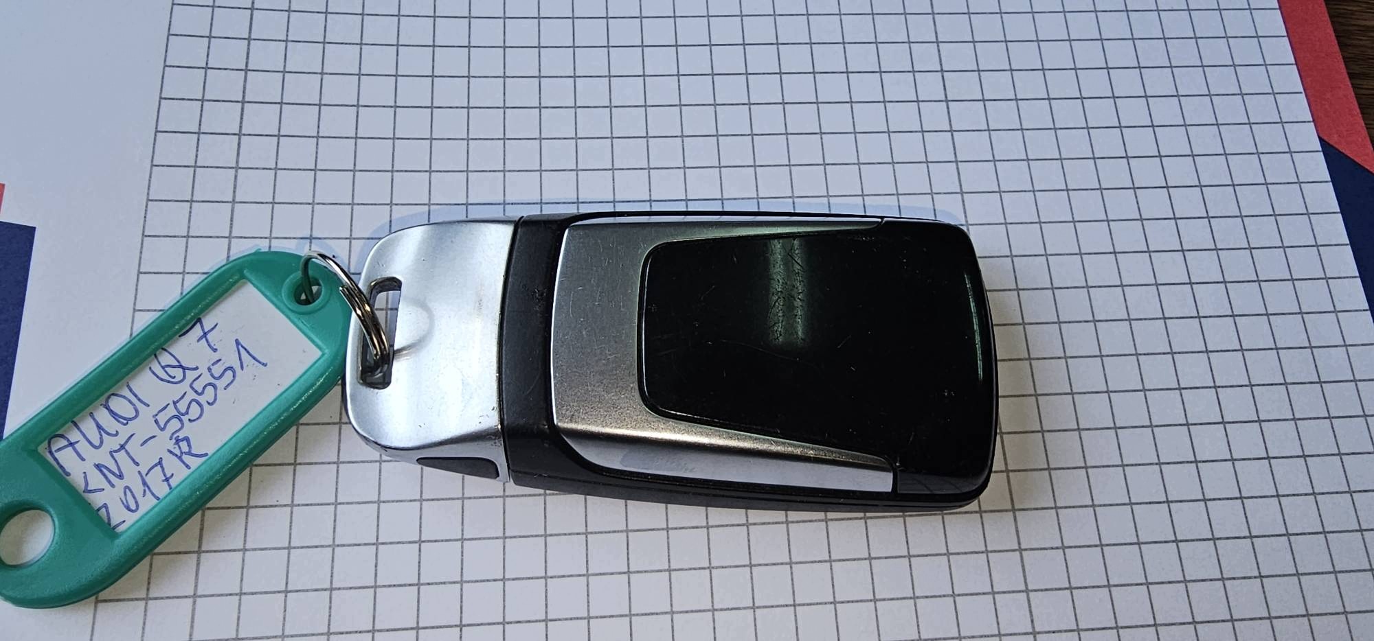 KARTA Clé PILOT AUDI Q7 II 4M