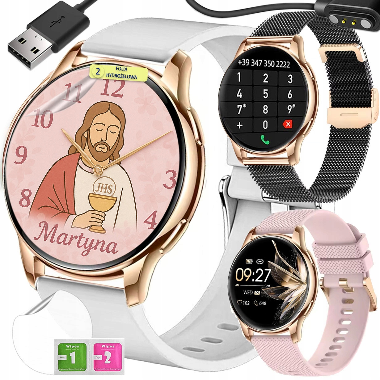 Smartwatch Dziecięcy z Rozmowami - Komunia, 3w1, Puls, PL Menu, Rubicon