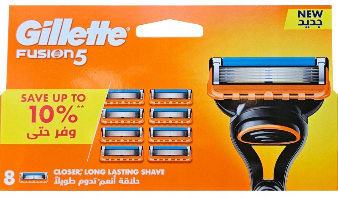 Gillette Fusion5 Wkłady Ostrza Wymienne (8szt.)