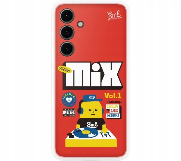 Etui plecki Samsung FlipSuit Case Czerwone do Galaxy S24 Fe