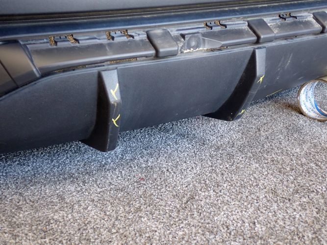 AUDI Q3 83A S-LINE SPORTBACK 18- bumper rear rear part
