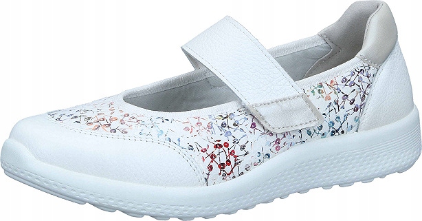 Comfortabel Dámské Kožené Polobotky 940523-03 Bílé Tuhost K Strech vel. 35