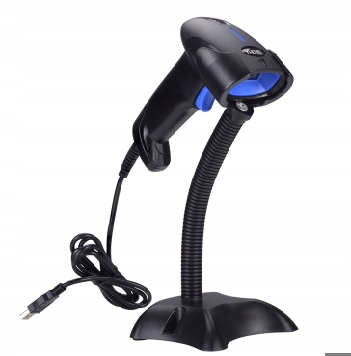 Czytnik kodów kreskowych i QR 1D/2D automat z podstawą