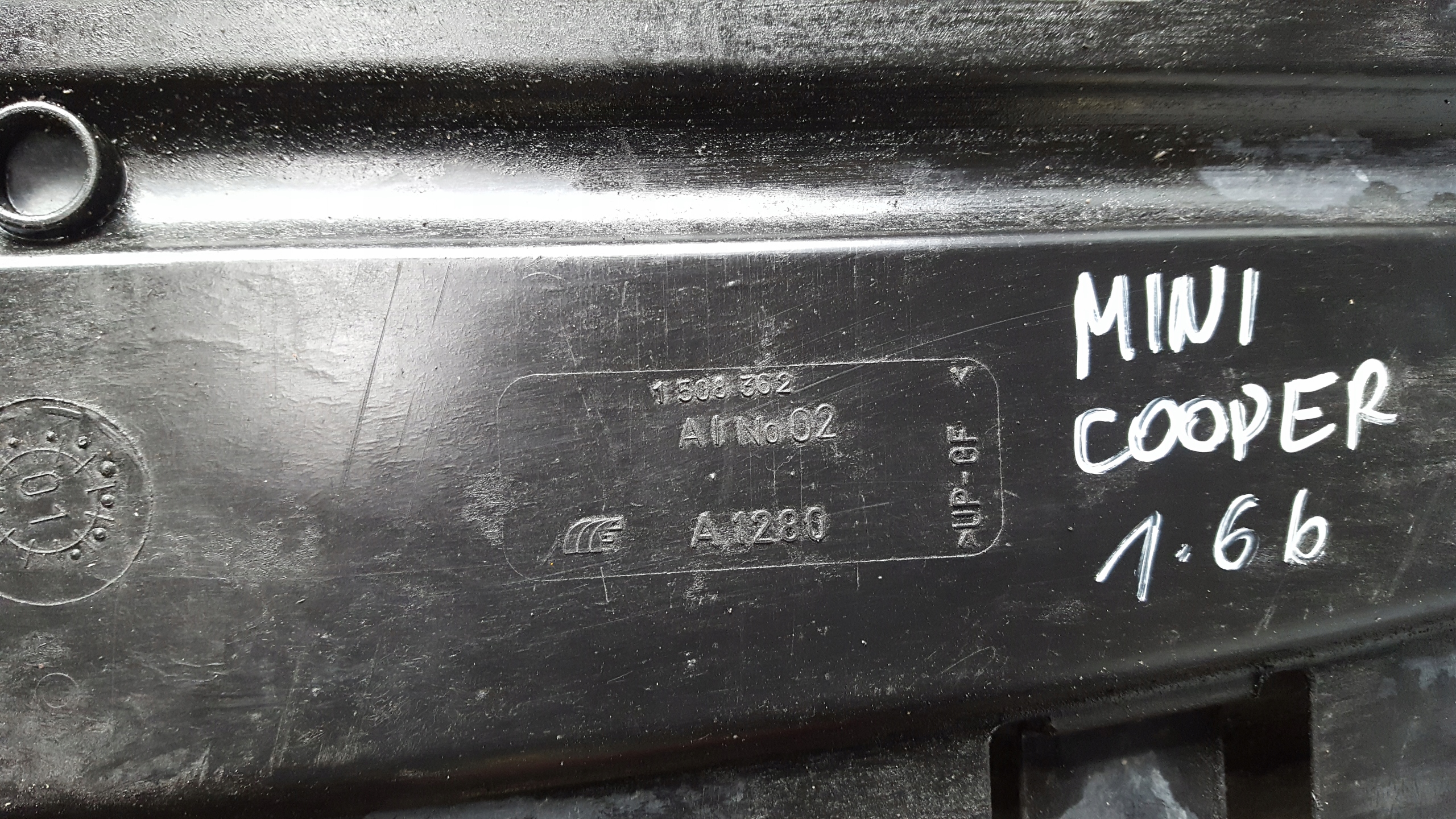 cover below engine pampers 1508362 Mini Cooper
