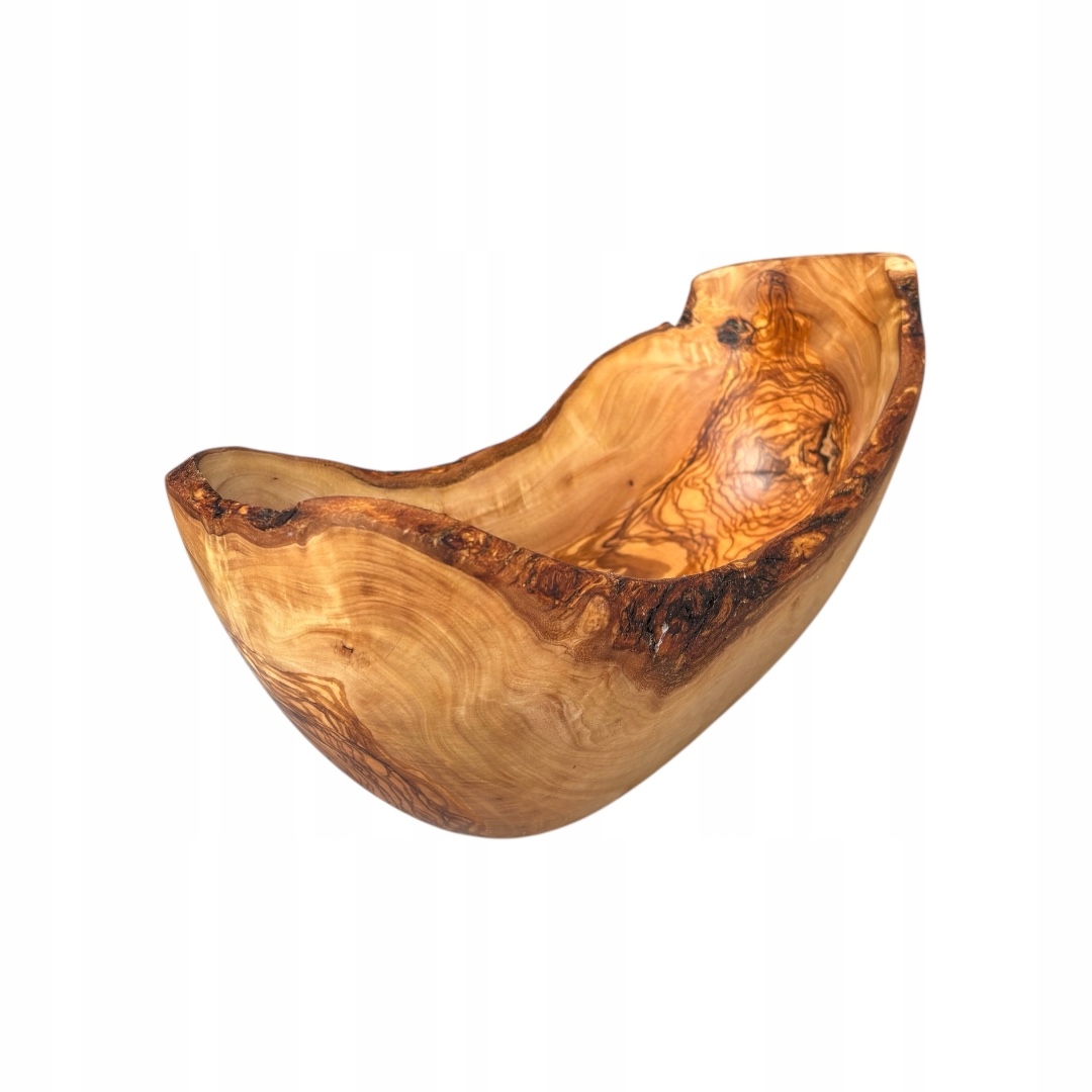 Veľká oválna misa z olivového dreva DMIOR35 Arkay na orechy a ovocie