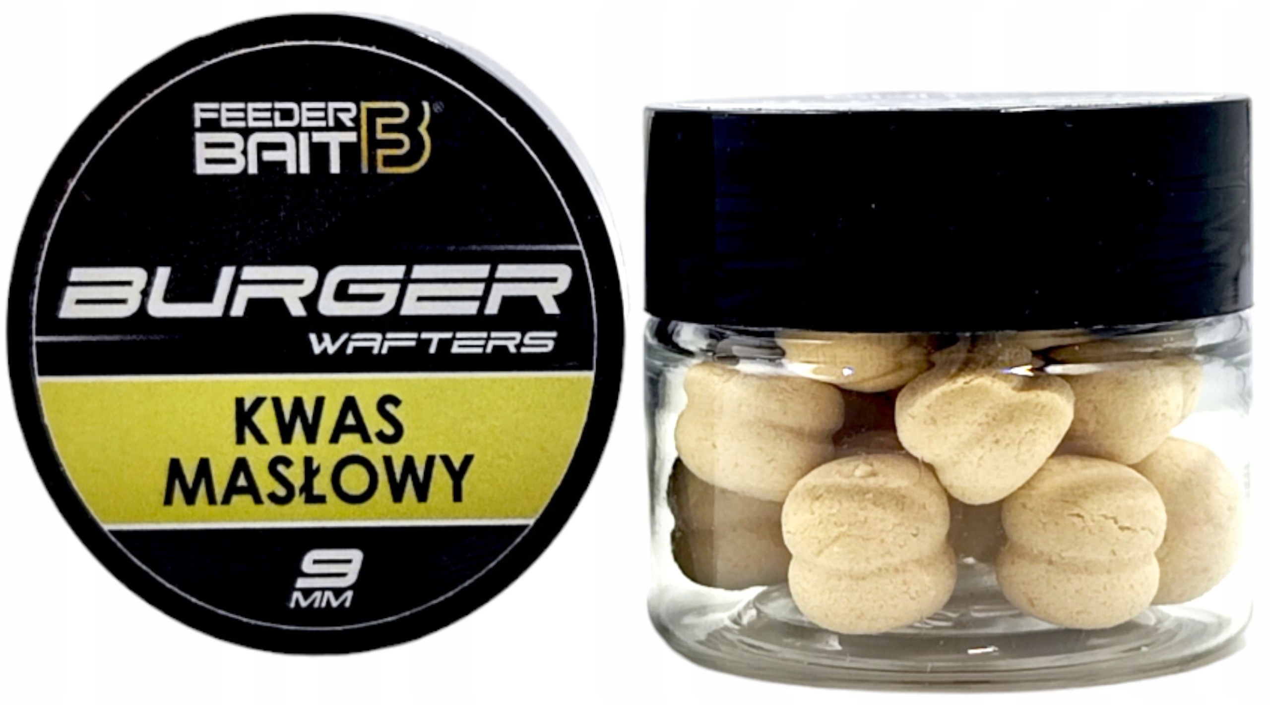 Feeder Bait Burger Wafters 9mm Kwas Masłowy