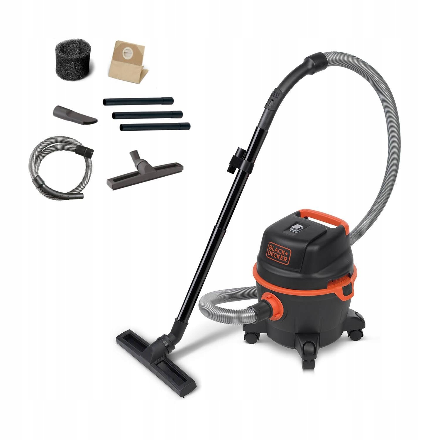 Black+decker mokrý a suchý vysavač BXVC15PE, 1200 W, 15 litrů