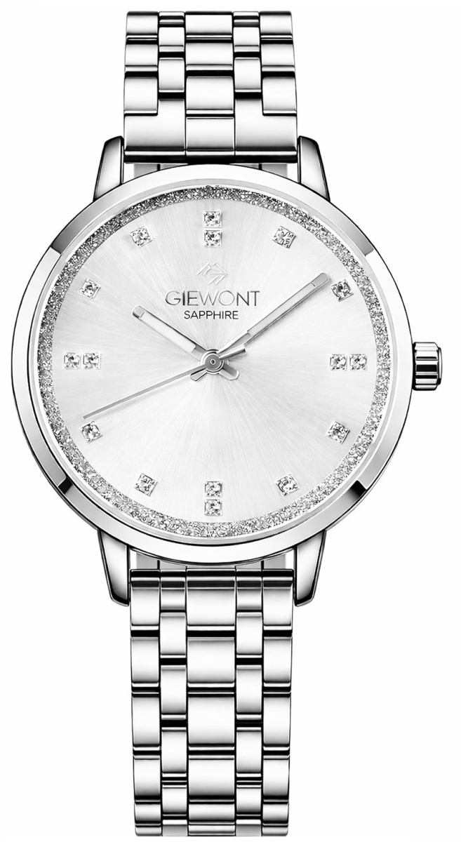 Dámské hodinky Giewont Sapphire Stříbrné GW7370-B1
