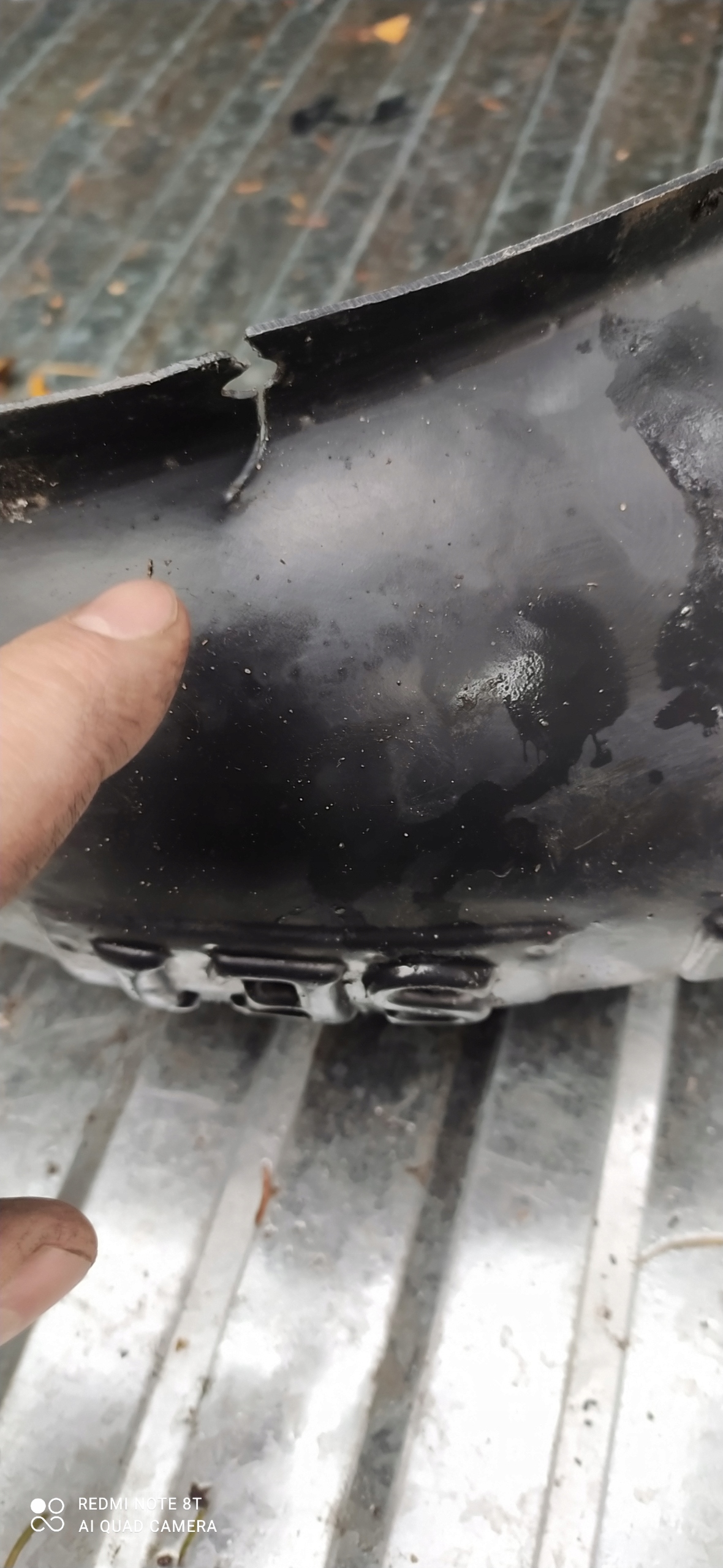 FIAT CINQUECENTO mudguard right rear part