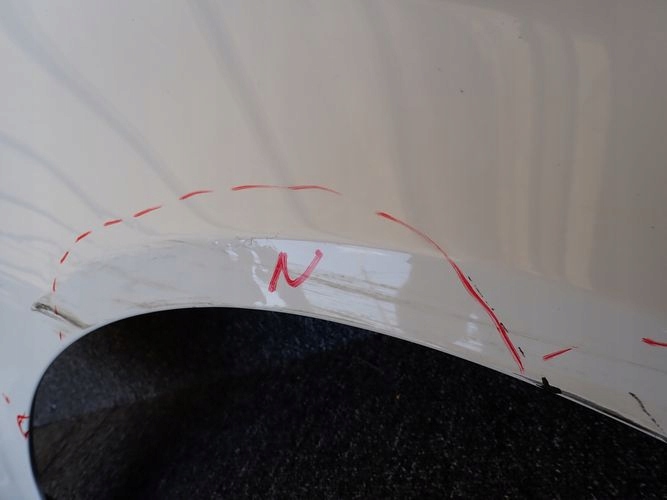 MERCEDES W206 206 C-KLASA fender right front front