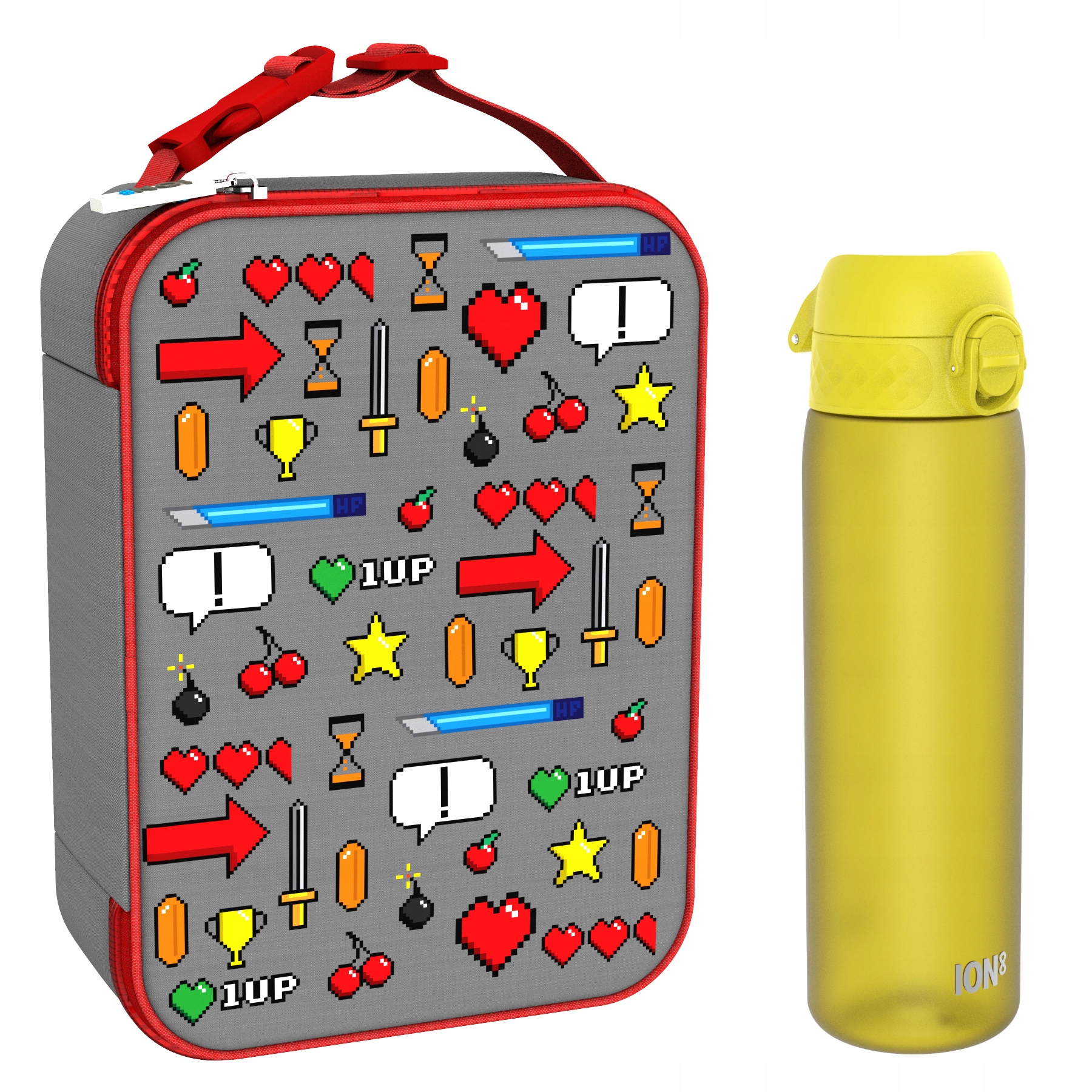 Bidon 0,5L Termiczna Torba Na Lunch Bag Śniadaniówkę Śniadanie Obiad ION8